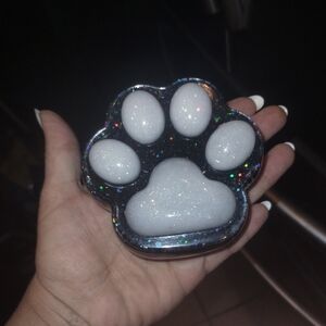 Glittery Paw-Shaped Trinket Holder